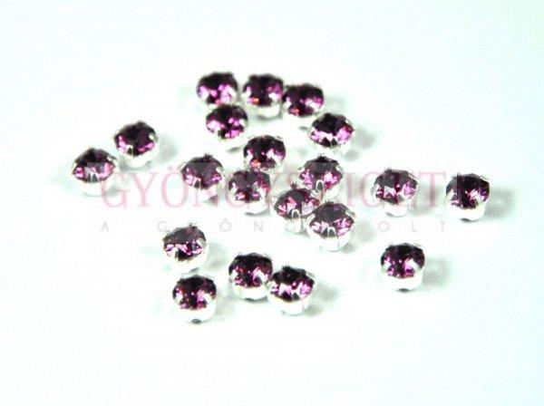 Swarovski - 5320 - chaton montees - varrható chaton - amethyst - 4mm