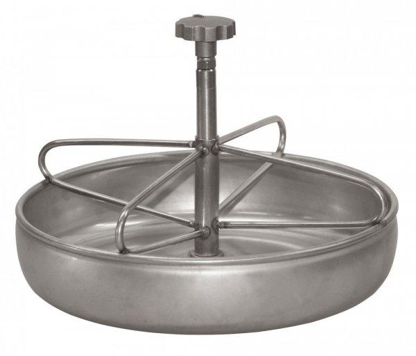 Malacetető tál, inox - 25 cm