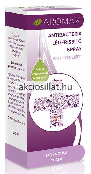 Aromax Antibacteria Légfrissítő Spray Levendula, teafa 20ml