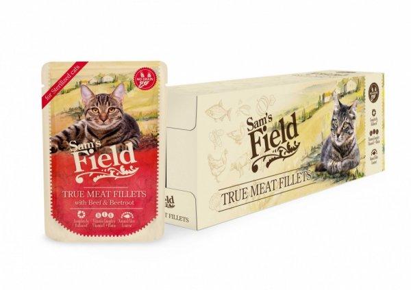 Sam's Field True Meat Fillets - Beef 24x85g 