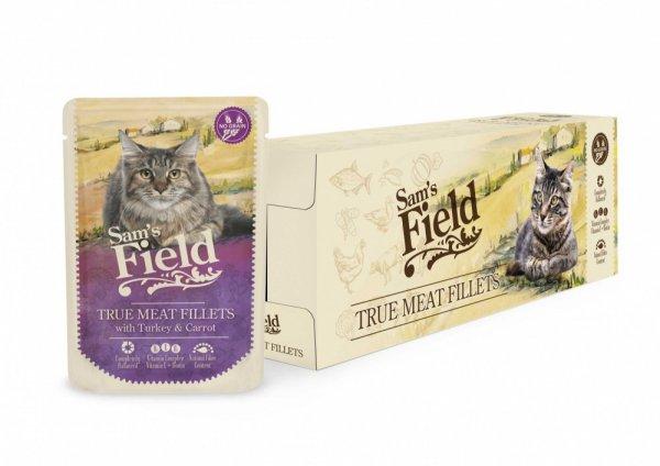 Sam's Field True Meat Fillets - Turkey 24x85g