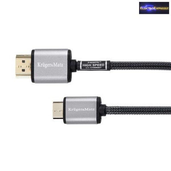 HDMI A -> HDMI C kábel 1,8m K&M