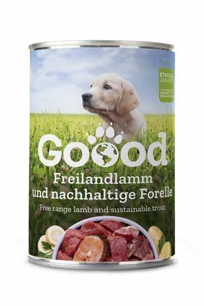 Goood Junior Freilandhuhn & Nachhaltige Forelle - Bárányos Pisztrángos
konzerv 400 g