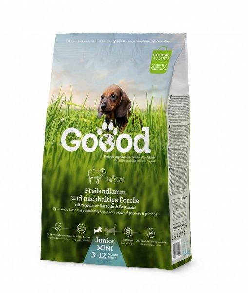 Goood Junior Mini Freilandhuhn & Nachhaltige Forelle - Bárány és Pisztráng
1,8 kg