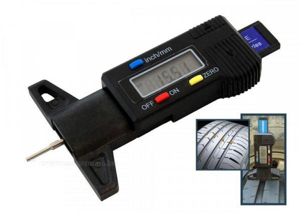 Digitális gumiprofil mélységmérő MG235