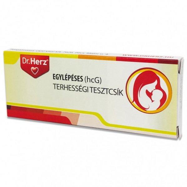 Dr. Herz Egylépéses(10 mIU/ml hcG) terhességi tesztcsík (1 db)