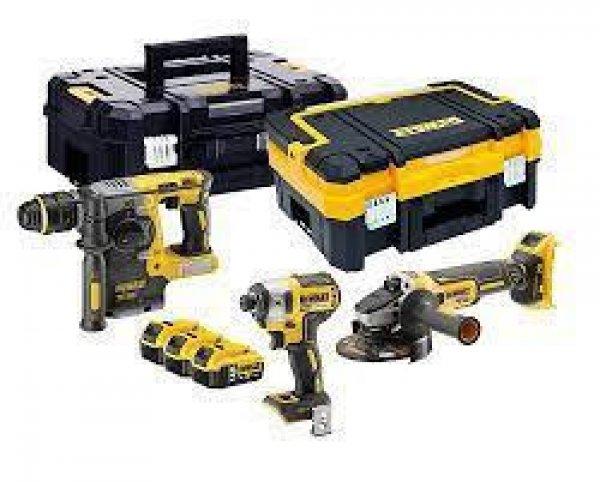 18V-os 3 gépes Combopack (DCH273+DCF887+DCG405) + ajándék „egy pár DEWALT
munkavédelmi cipő” (részletek a leírásban)
