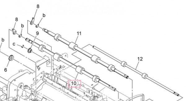 Min A3CFPP1E01 Roller C554