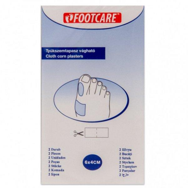 Footcare tyúkszemtapasz vágható (2 db 6x4 cm)