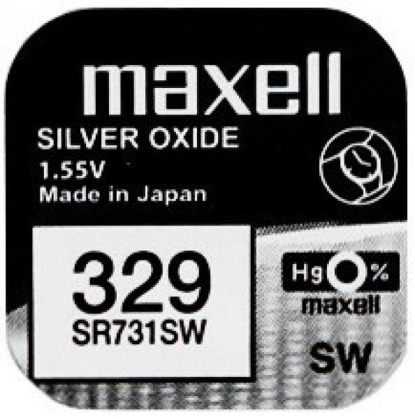 Maxell 329 ezüst-oxid gombelem (SR731SW) 1,55V