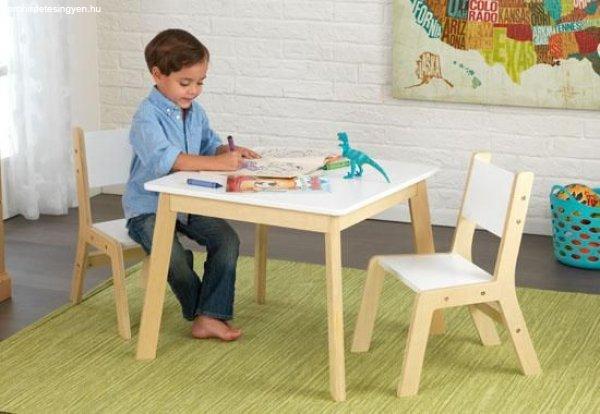 Modern asztal és 2 szék szett, Kidkraft