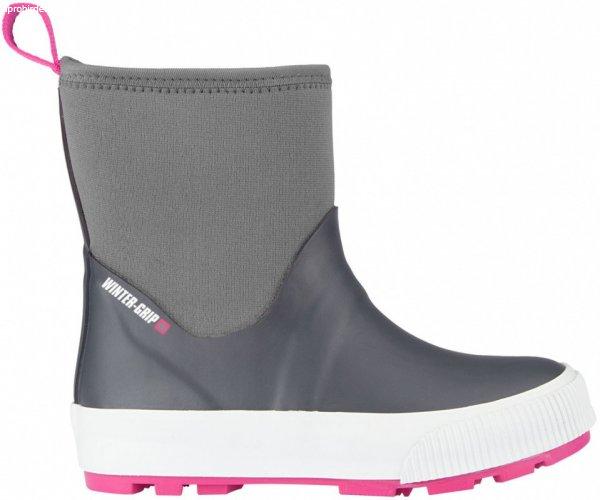 Wintergrip Neo Welly gyerek őszi-téli gumicsizma, pink-szürke