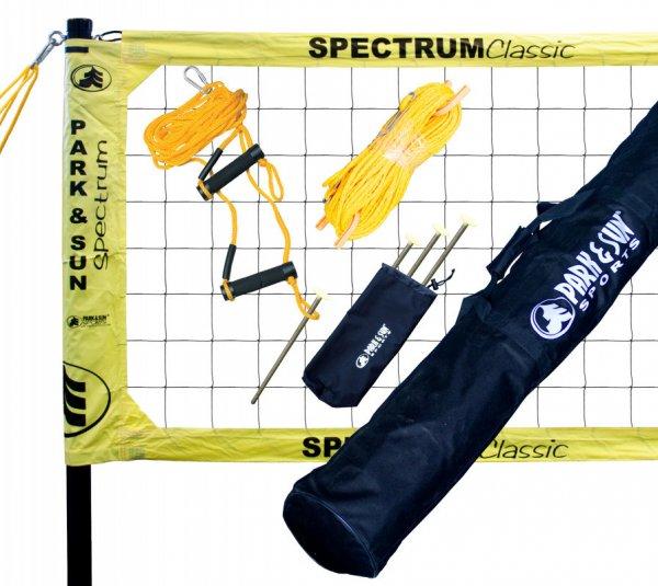 Spectrum Classic Professional mobil kültéri röplabdaháló szett, sárga