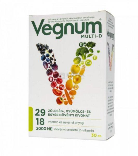 Vegnum- multi D Multivitamin 30 db