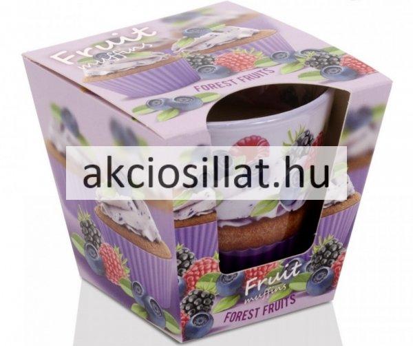 Bartek Candles Fruit Muffins Forest Fruits illatgyertya 115g