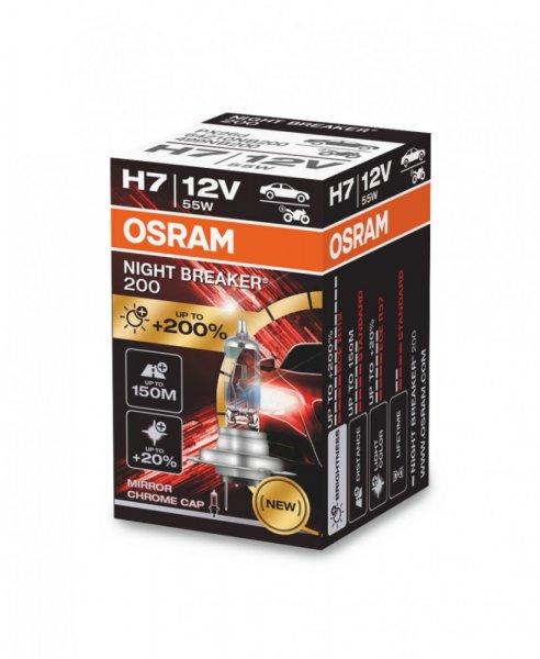 OSRAM NIGHT BREAKER 200 H7 12V 55W +200% 1 db 64210NB200-1DB OSRAM 12V H7 +200%
IZZÓK