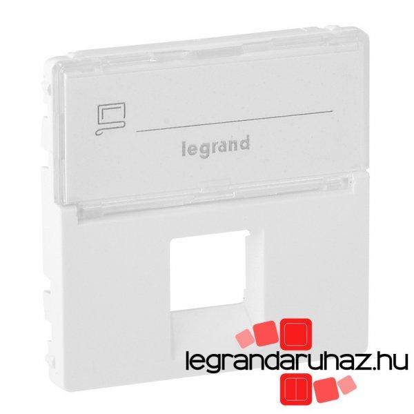 Legrand Valena Life 1xRJ45 csatlakozóaljzat burkolat, címketartóval fehér,
Legrand 755470