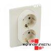Legrand Nilo 22P+F csatlakozaljzat, csavaros, bzs, Legra