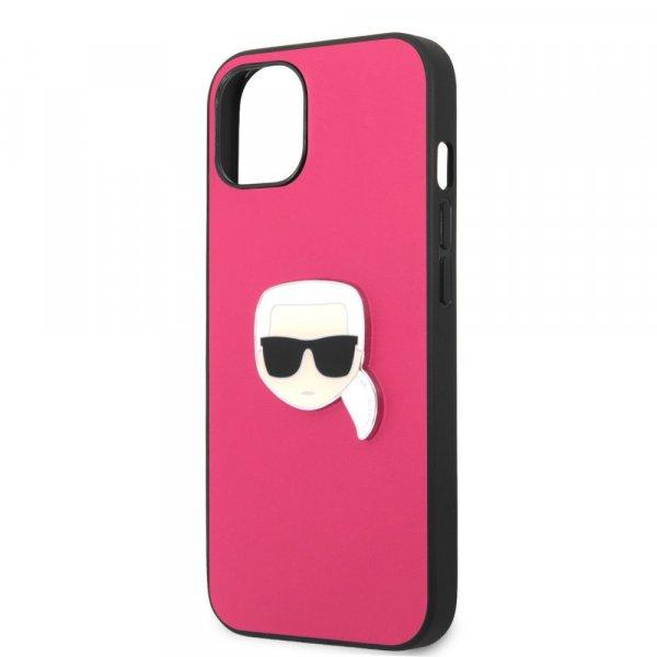 Karl Lagerfeld Apple iPhone 13 Mini (5.4) PU Leather hátlapvédő tok pink
(KLHCP13SPKMP)