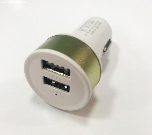 2-es USB töltő elosztó AE-2USB/12V