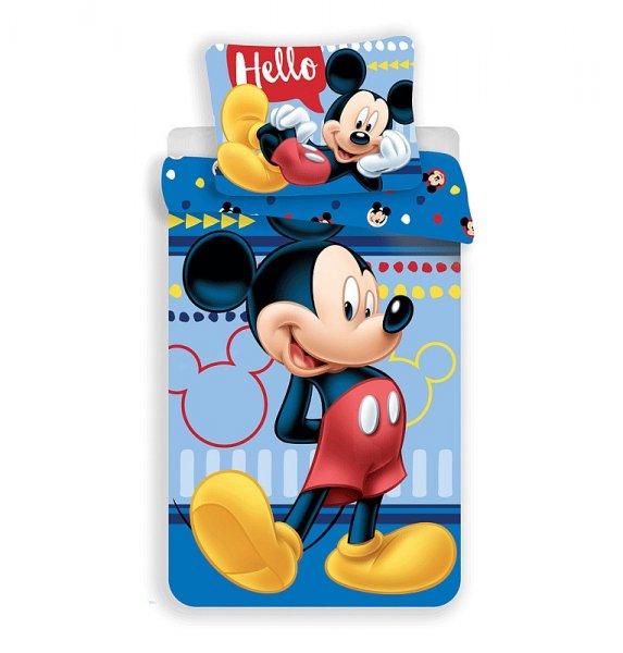 Mickey egér 004 Hello ágyneműhuzat 140x200 cm