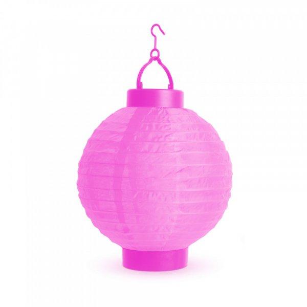 Garden of Eden LED-es lampion - 1 LED - magenta - 2 x AAA (11399MG)