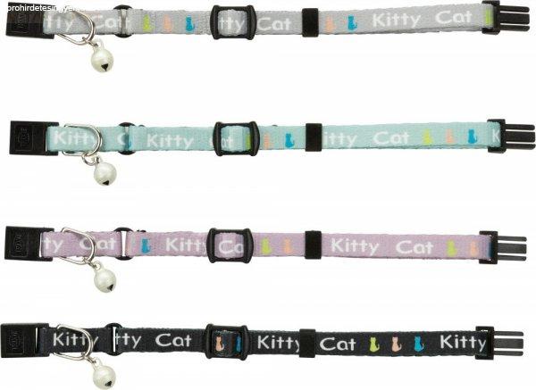 TRIXIE Kitty Cat textil nyakörv színes, csengővel