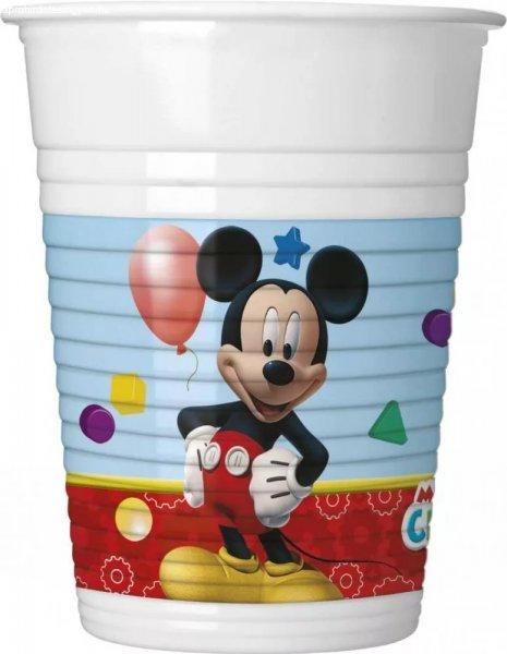 Disney Mickey műanyag parti pohár (8 db-os)
