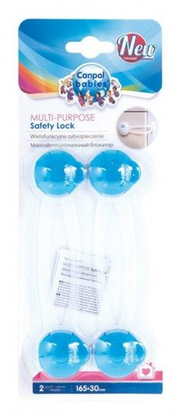 CANPOL BABIES Multi- purpose safety lock long szuperzár 2db-os kék