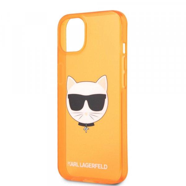 Karl Lagerfeld TPU Choupette Apple iPhone 13 Mini (5.4) hátlapvédő tok Fluo
Orange (KLHCP13SCHTRO)