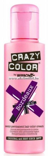 Renbow Crazy Color 51 Bordeaux hajszínező 100ml