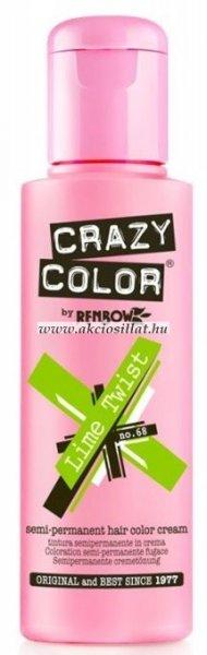 Renbow Crazy Color 68 Lime Twist hajszínező 100ml