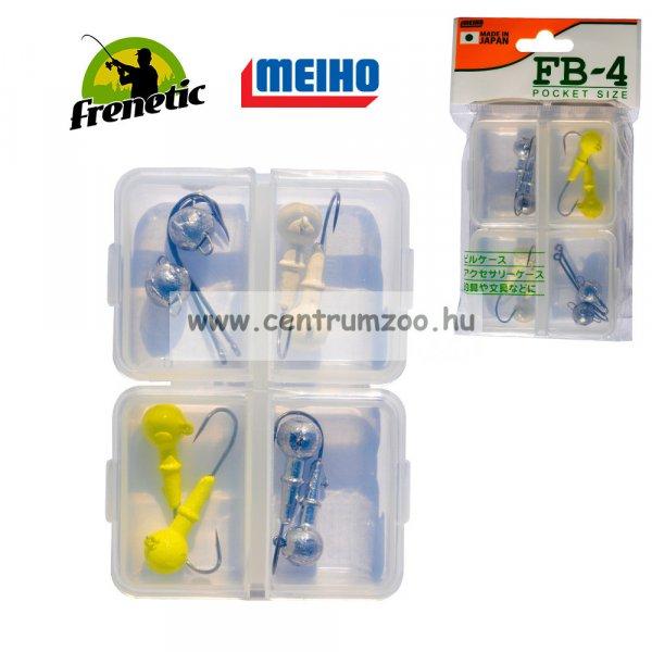 Meiho Japan Fb-4 Twister Jig Heads - 10 Darabos Jig Készlet 7-8G (88 00105)