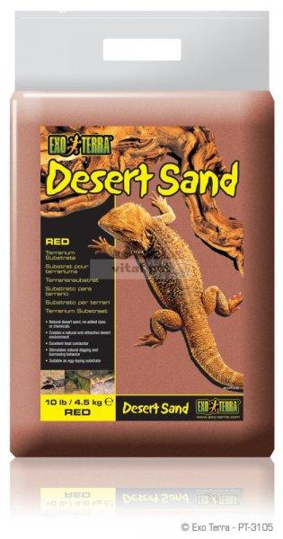 Exo Terra Desert sand- sivatagi homok vörös 4,5 kg