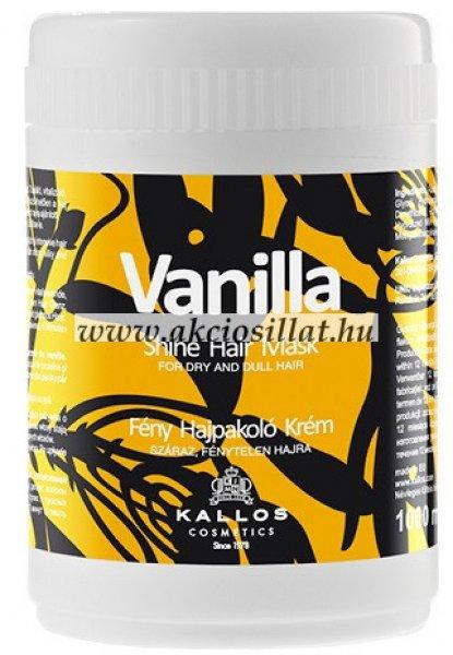 Kallos Vanilla Vanília Fény hajpakolás száraz hajra 1L