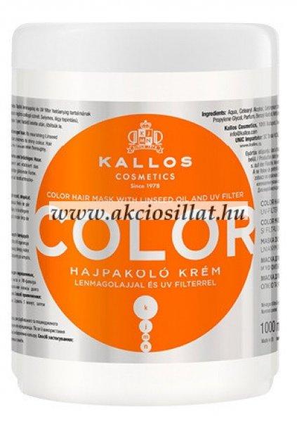 Kallos Kjmn Color hajpakolás lenmagolajjal 1L