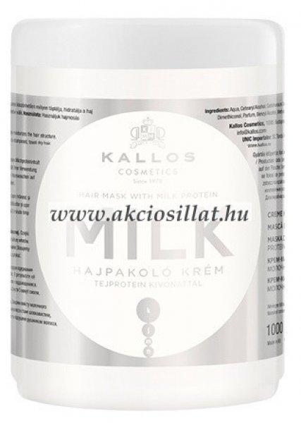 Kallos Kjmn Milk Hajpakolás tejprotein kivonattal 1L