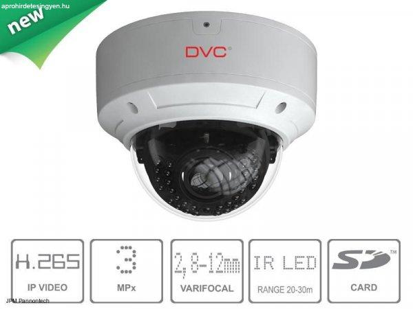 DVC DCN-VV734 IP vandálbiztos dome kamera varifokális objektívvel
