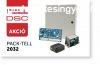 DSC HS2032 kzpont dobozzal, kezel nlkl, tp, GSM Adapter