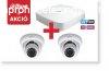 Dahua 5104DPX3 Tribrid 4 csatorns rgzt + 2 db HDW-1000S 