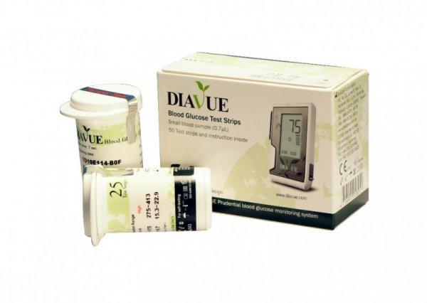 Tesztcsík Vivamax "Diavue" vércukorszint-mérő készülékhez (50
db)