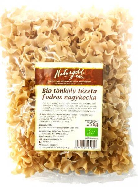 Bio tönköly tészta fodros nagykocka 250g