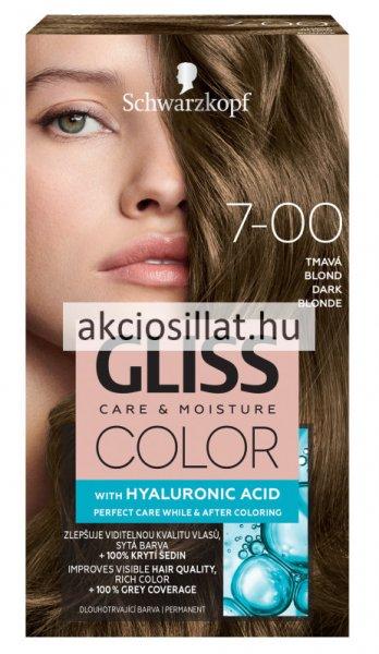 Schwarzkopf Gliss Color hajfesték 7-00 Sötétszőke