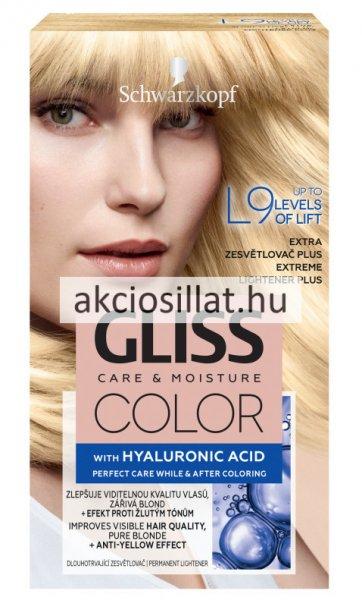 Schwarzkopf Gliss Color hajfesték L9 Extrém plusz világosító