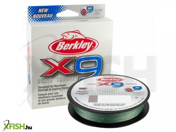 Berkley x9 Braid Filler Spool Fonott Pergető zsinór 164yd | 150m Low-Vis Green
zöld 80lb test | 100 lbC | 45.6kg 0.40mm class | 0.016in class 20lb