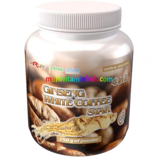 Ginseng White Coffee Star Instant Kávé 750 g, ginzenggel, 1 adagban 750 mg
Panax ginzeng van - Starlife 