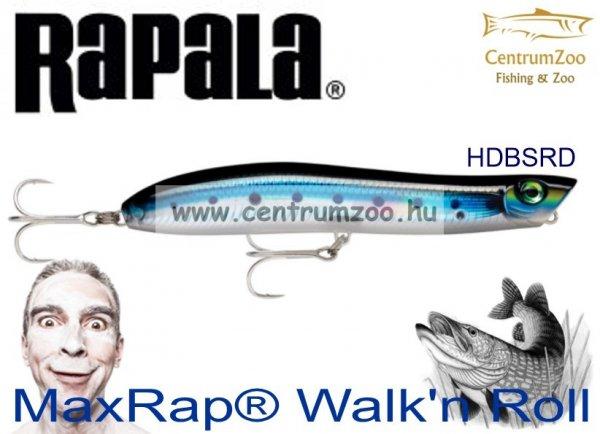 Rapala Maxrap® Walk'N Roll 10 - (Mxrwr10) Hdbsrd 10Cm 13G Wobbler
