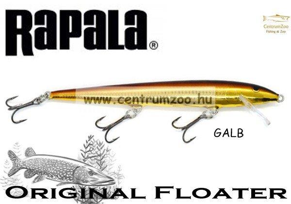 Rapala F13 Original Floater Rapala 13cm 7g wobbler - Color Galb