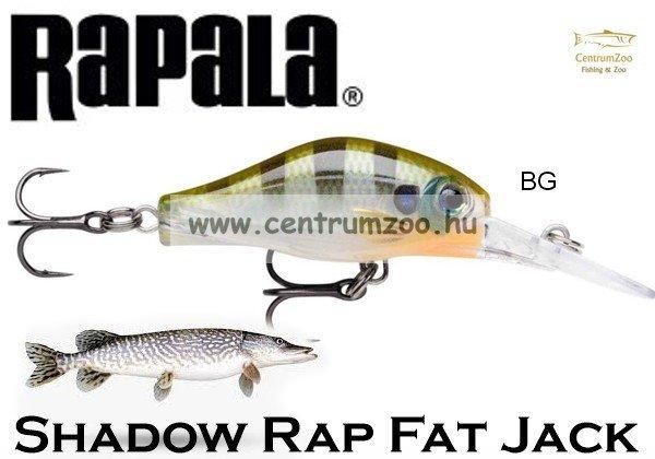 Rapala Sdrfj04 Shadow Rap Fat Jack 4Cm 4G Wobbler - Bg Színben
