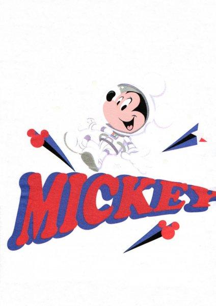 Disney pamut,gumis lepedő - Mickey űrhajós (fehér)